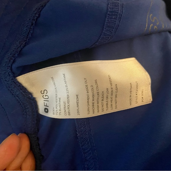 Figs set Electric blue size XXLT - Picture 9 of 10